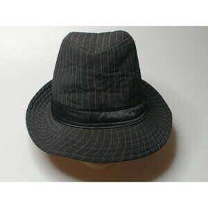 Rue 21 Pinstripe Fedora Hat Size One Size fits Most. 100% Polyester.